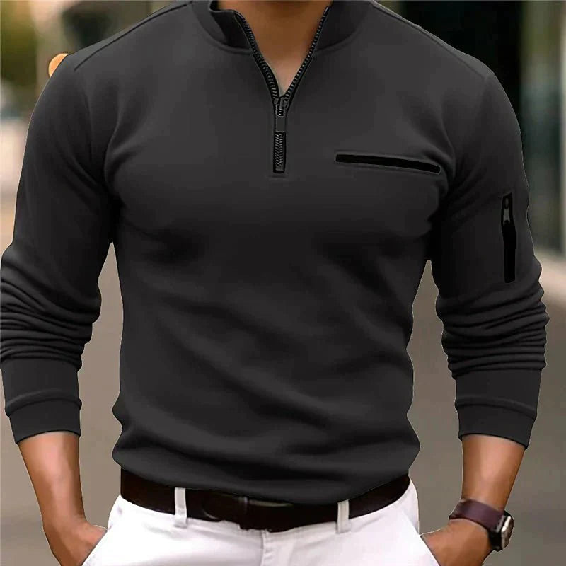 Detailansicht des Jonas Herren Pullovers